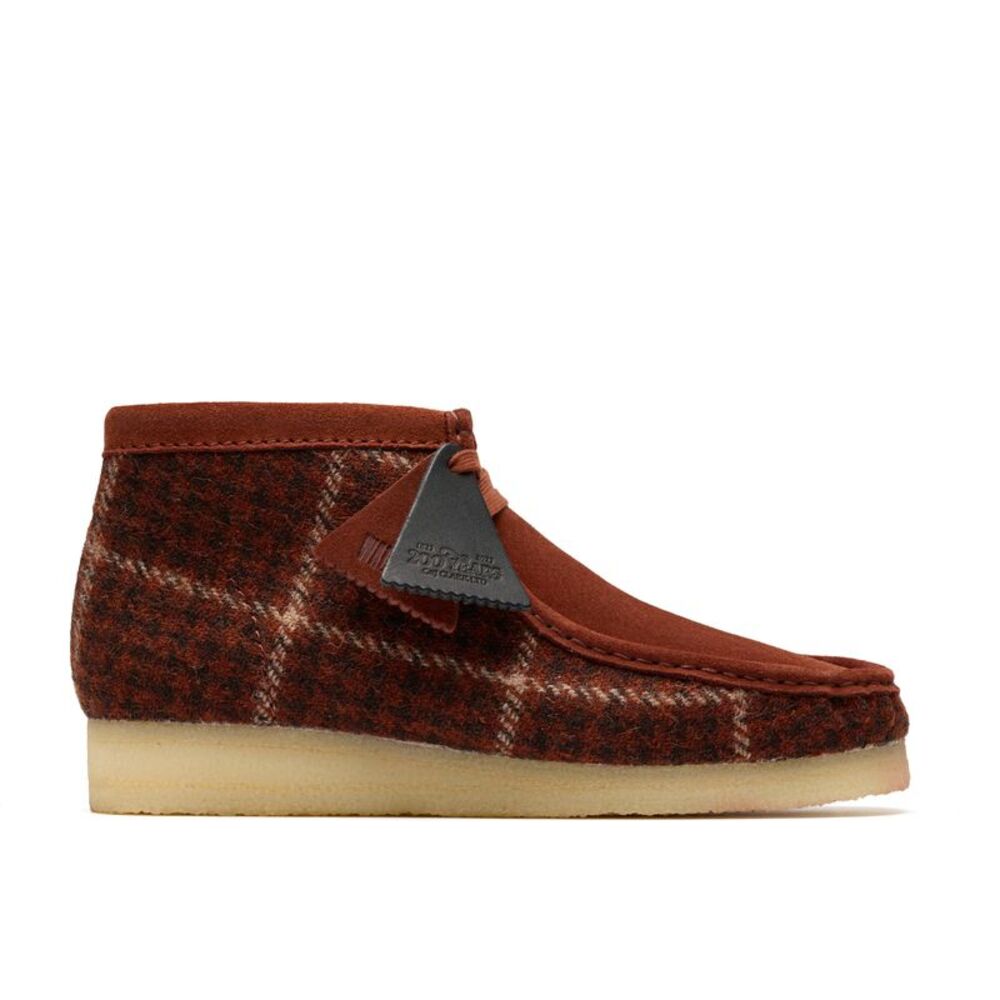 Clarks Mens Wallabee Boot Brown Boots (NWT)